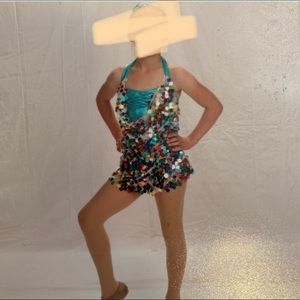 A cover that goes over leotards